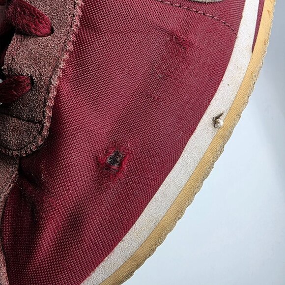 Nike Cortez Basic Nylon Team Red Mens Size 10.5 Sneaker Shoes Casual Walking - Picture 8 of 14